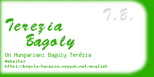 terezia bagoly business card